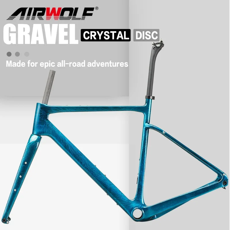 Airwolf T1100 Carbon Road Frame 700*45c Carbon Disc Brake Carbon Bike Frame 142*12mm Disc Brake Bicycle Hot Sale