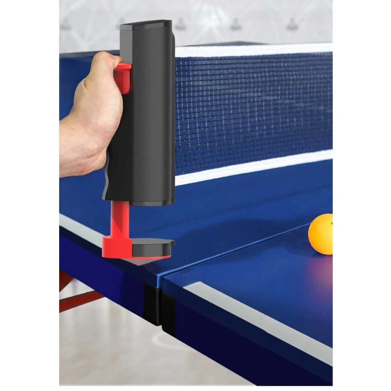 

Портативная сетка для настольного тенниса, утолщенная сетка для настольного тенниса, блокирующая сетка для мячей, аксессуары для упражнений, выдвижной уличный универсальный зажим