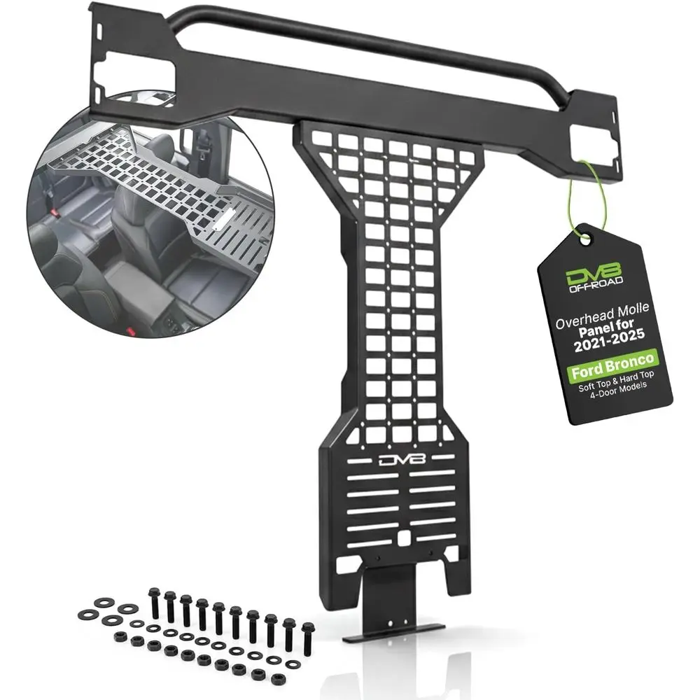 

Стальной багажник для 4-дверного Ford Bronco 2021-2025: увеличивает грузовое пространство, совместим с мягкими и жесткими крышками