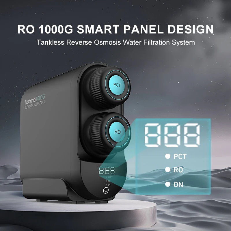 Household under-counter reverse osmosis system Electric self-cleaning water purifier with tankless function