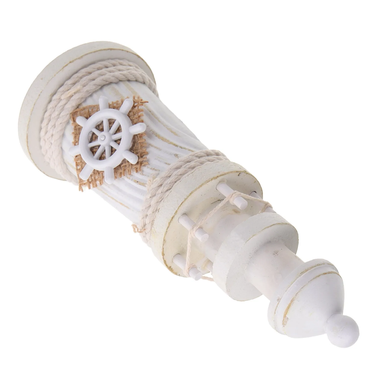 

Wooden Lighthouse Ornaments Mediterranean Style Home Decor Desktop Statue Ocean Theme Coastal Decor MA22019-1A