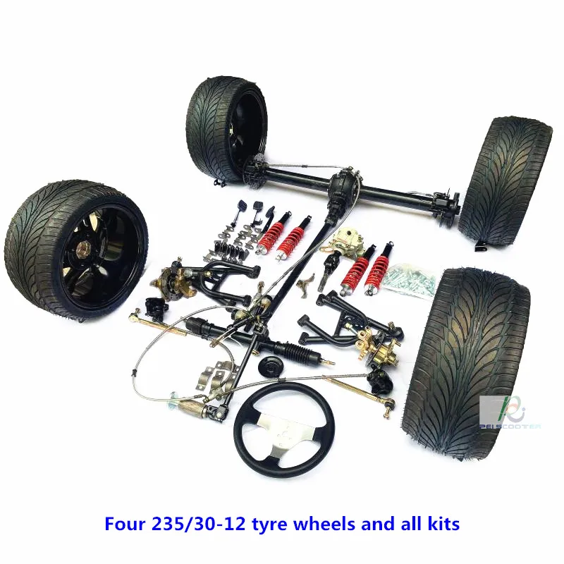 

Kart refitting,four-wheel motorcycle refitting,frame,suspension,differential shaft,rear axle,steering,Wheels phub-4rf