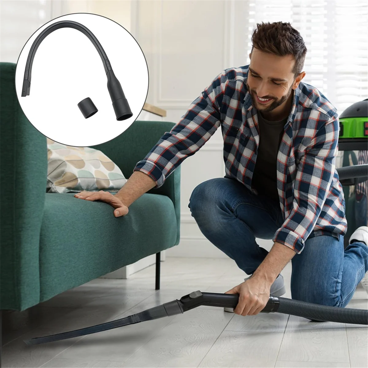 人気の掃除機アタッチメント、隙間ノズル、掃除機用 32/35mm 接続、家具や車の下の掃除用