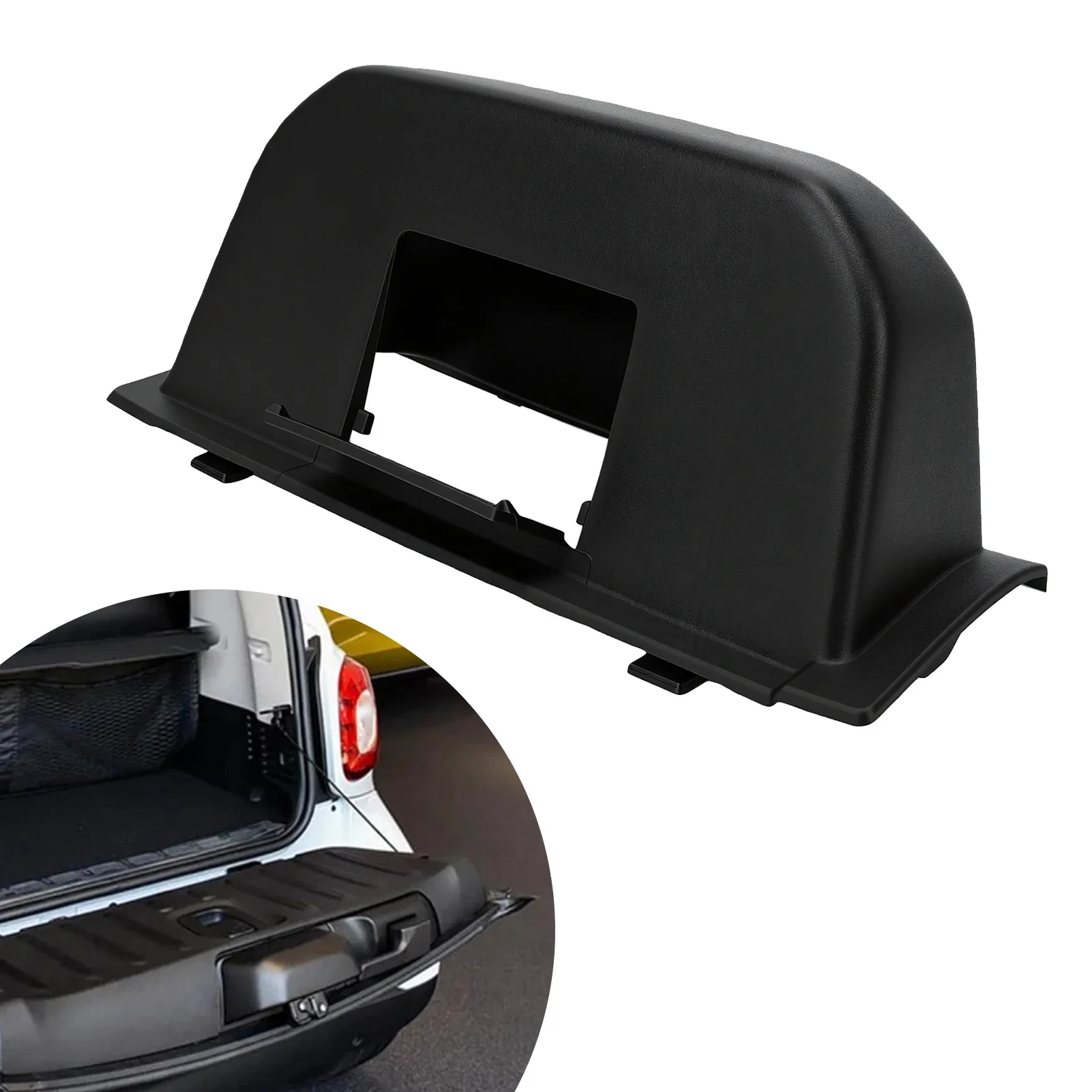 Car Rear Trunk Lock Cover Handle Replacement for W453 Smart Fortwo Coupe 2015-2022 A4537401500 Car Accessories