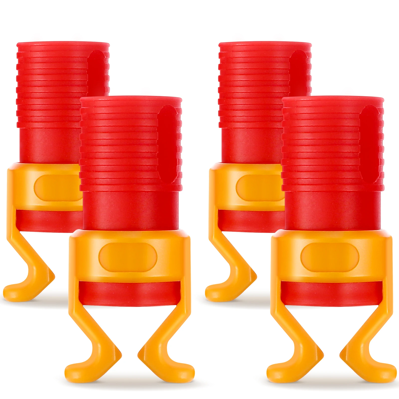 

4 pcs Screw Holder Clamp ABS Plastic Fixing Tool for Electric Manual Screwdriver Red Color Woodworking Hand Tools Screw Gripper