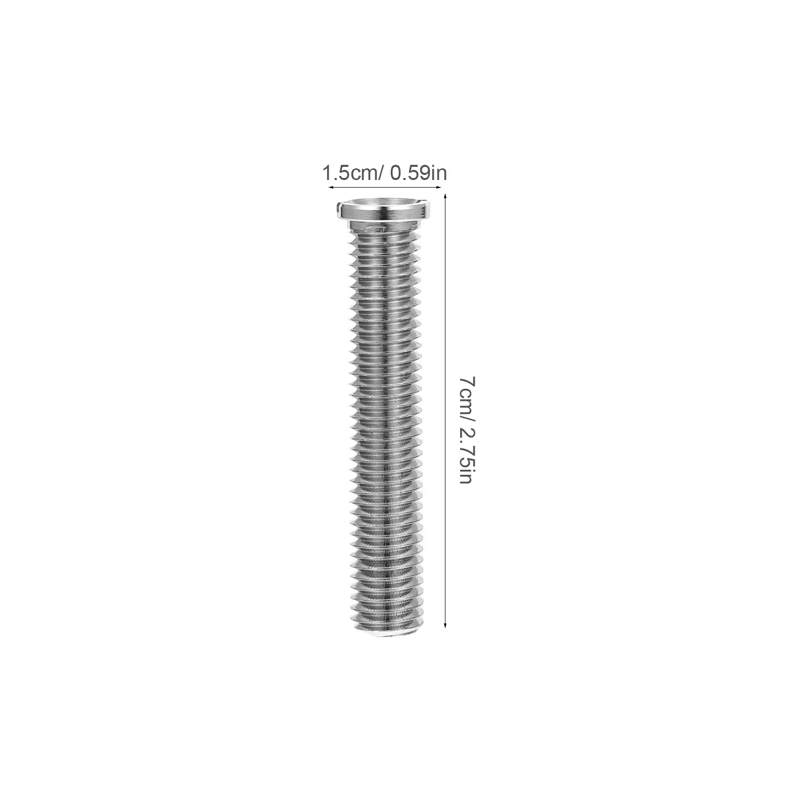 70Mm Long Screw For Kitchen Sink Stainless Steel Drain Strainer Plug Extended Design Durable Wash Basin Installation Parts