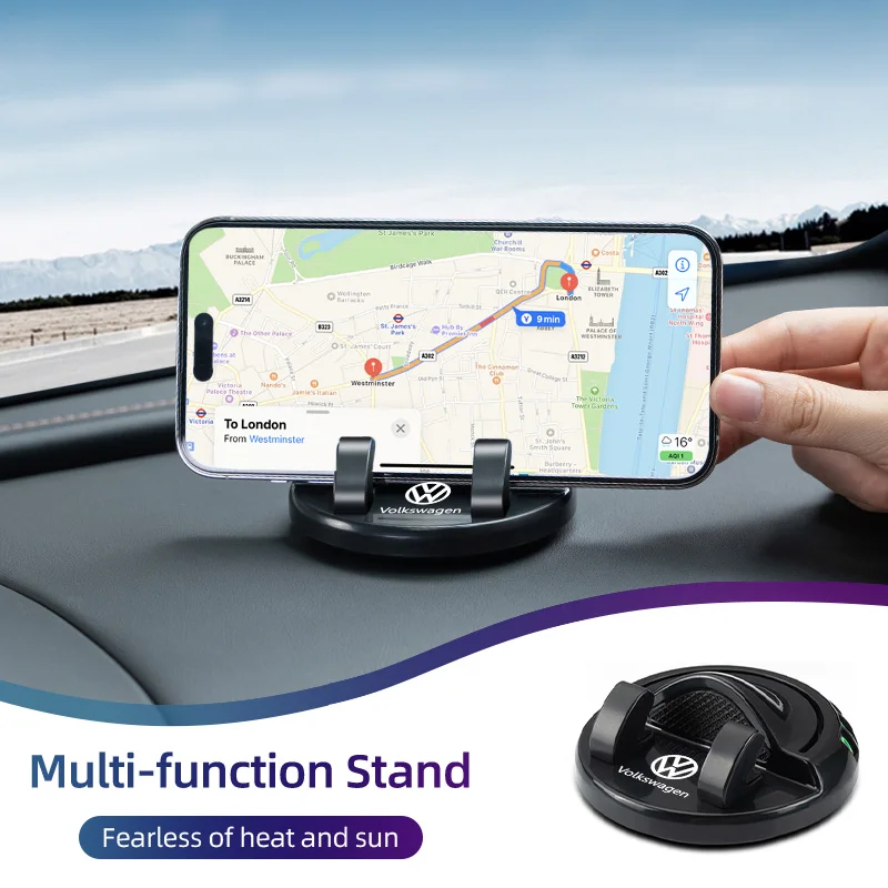 Multi-function Temporary Parking Number Plate Navigation Phone Holder For Volkswagen VW Polo CC Bora Jetta Lavida Lamando GTI