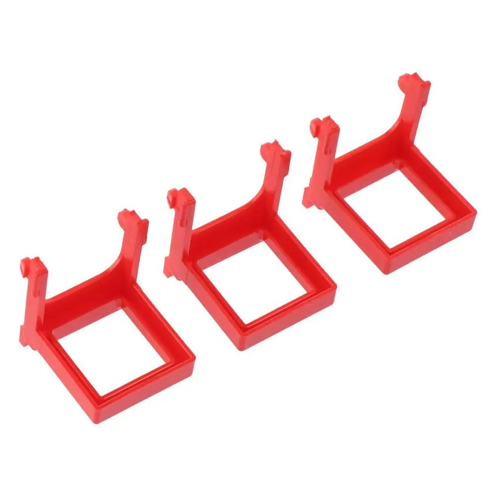 5PCS ABS Garage Pegboard Hook Red Wedding Decoration Pegboard Hooks Tool Organizer Hanging Sign Spray Bottle Hooks