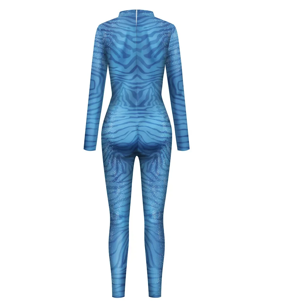 New Cosplay Costume Avatar Movie Themed 3D Digital Print Jumpsuit for Men and W… - Image 6