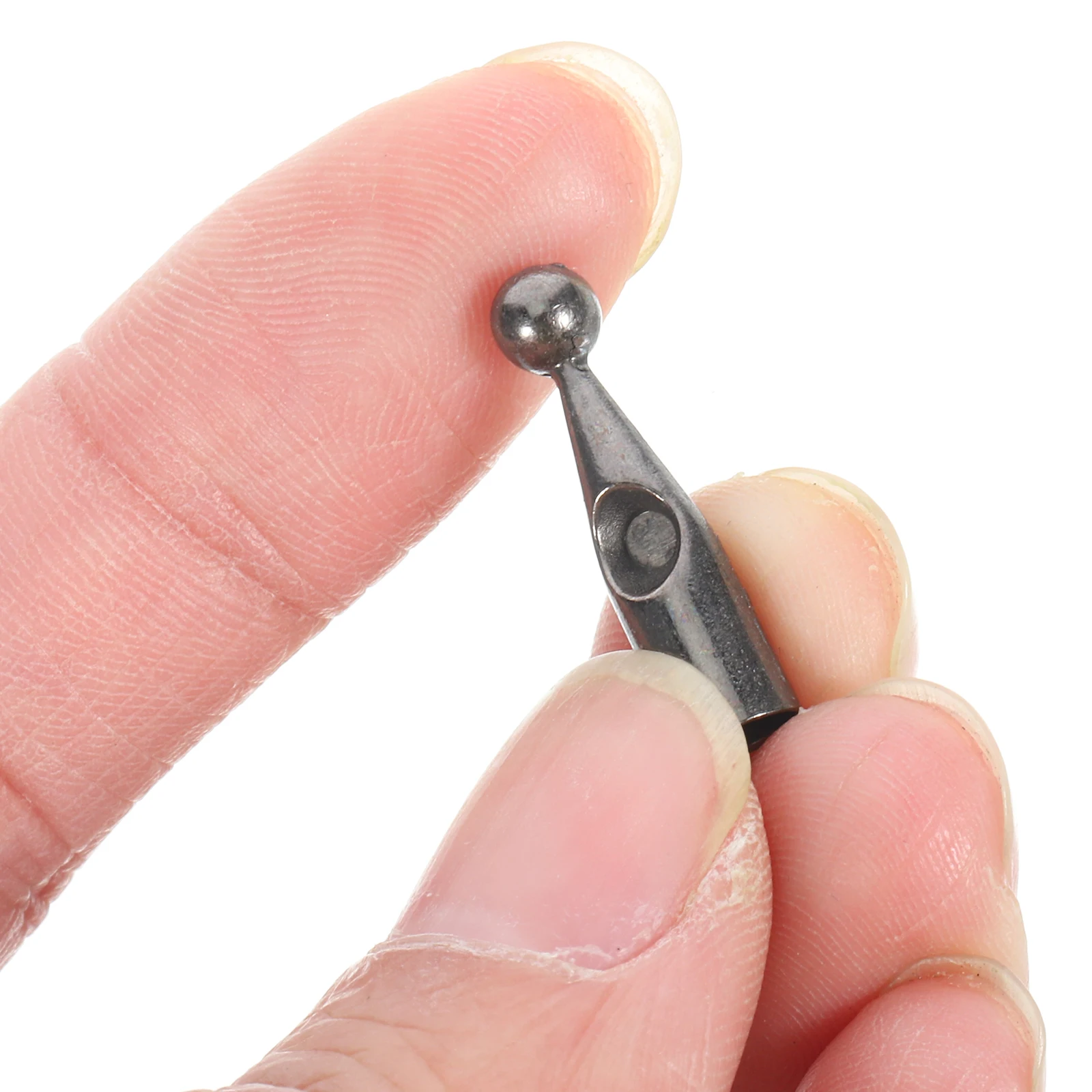 10Pcs Umbrella Tail Beads Metal 4mm Hole Long Handle Replacement Parts Sunshade Accessories Durable Stylish Compatible Repair