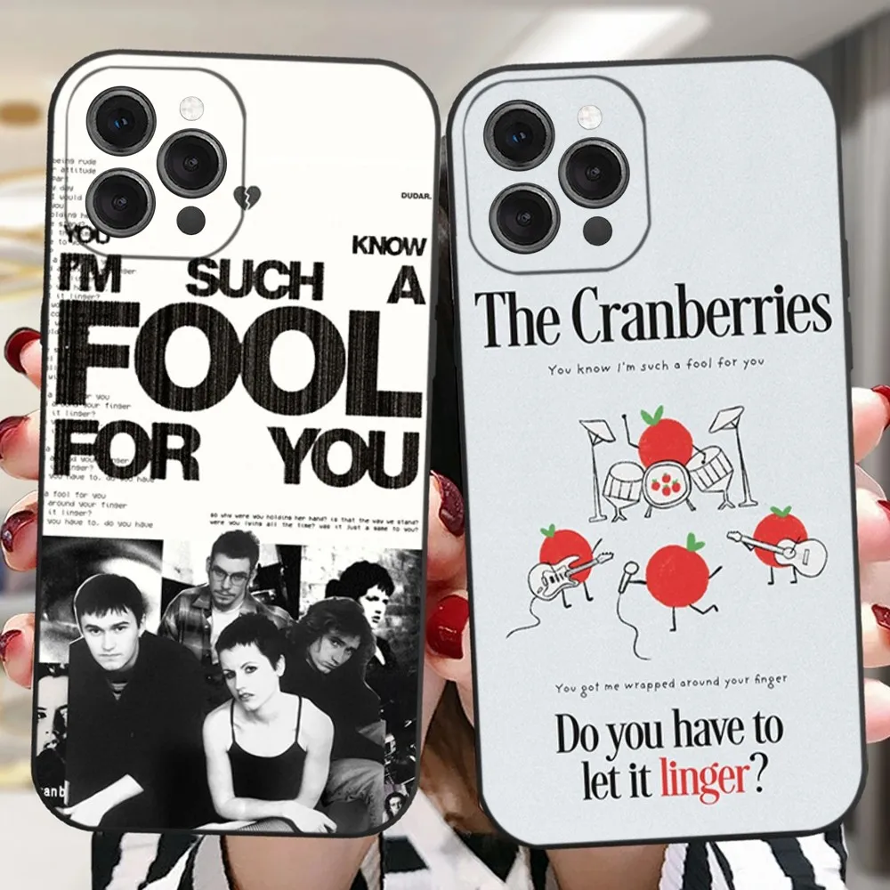 Band The Cranberries Zombie Phone Case For iPhone 16,15,14,13,12,11 Plus,Pro,Max,XR,XS,X,7,8 Plus,SE,Mini Silicone Soft