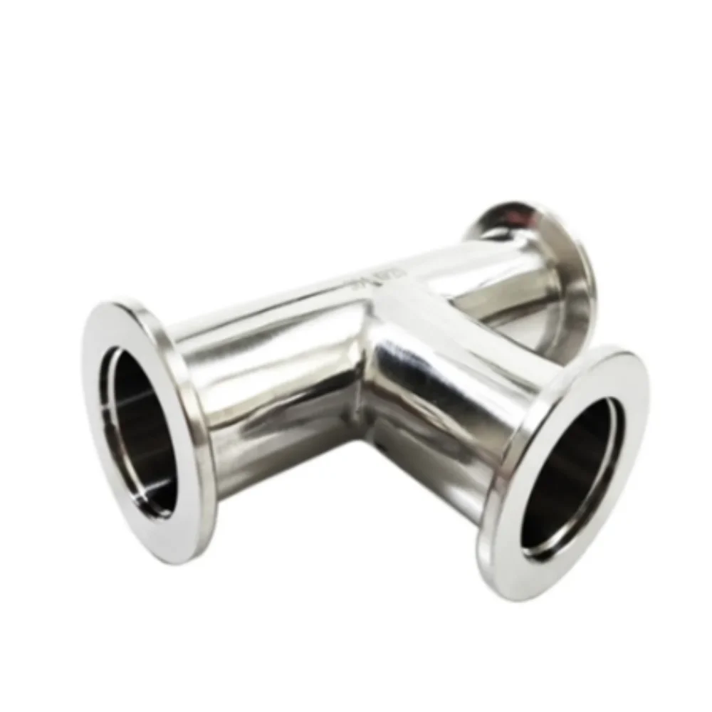 

Tee KF-10/16/25/40/50 Vacuum KF Flange Size NW-25, 304 Stainless Steel Quick Flange Fittings Plumbing 30/40/55/75mm Ferrule OD