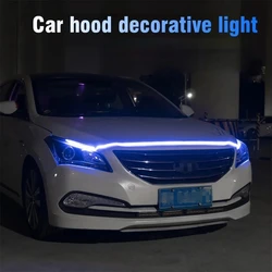 OKEEN 180cm Led Car Hood Lights Strip Universal Engine Hood Guide Decorative Light Bar Auto Headlights Car Daytime Running Light