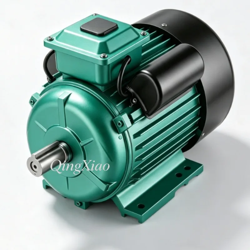 Industrial High Torque Single Phase Motor With Low Noise Ball Bearing And Thermal Overload Protection For Machine Tool Equipment