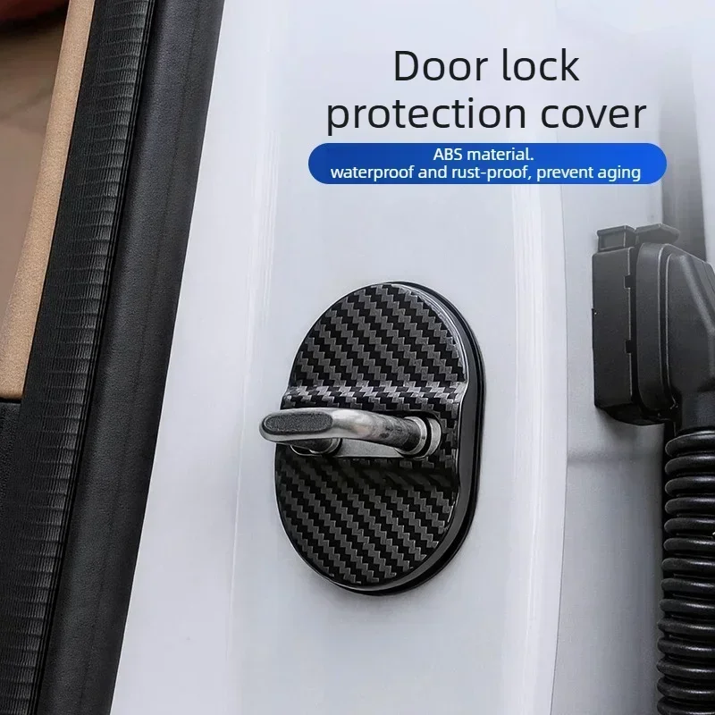 Car Door Lock Protective Cover for Toyota Prius Camry Corolla CHR C-HR RAV4 Land Cruiser Prado Self-adhesive Door Lock Anti Rust