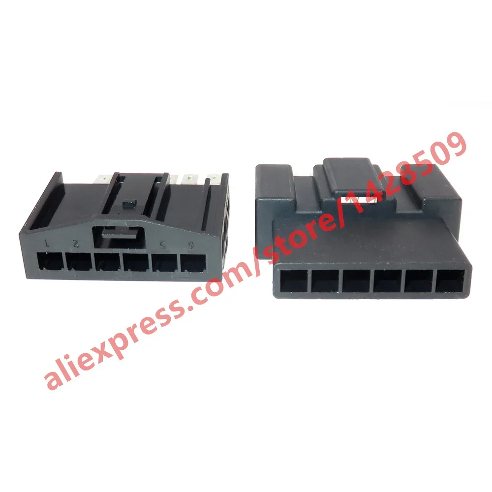 1 Set 6 Pin 2.8 Series Car Lamp Cigarette Lighter Wiring Socket 6984754-01 Automobile Window Lifter Connector
