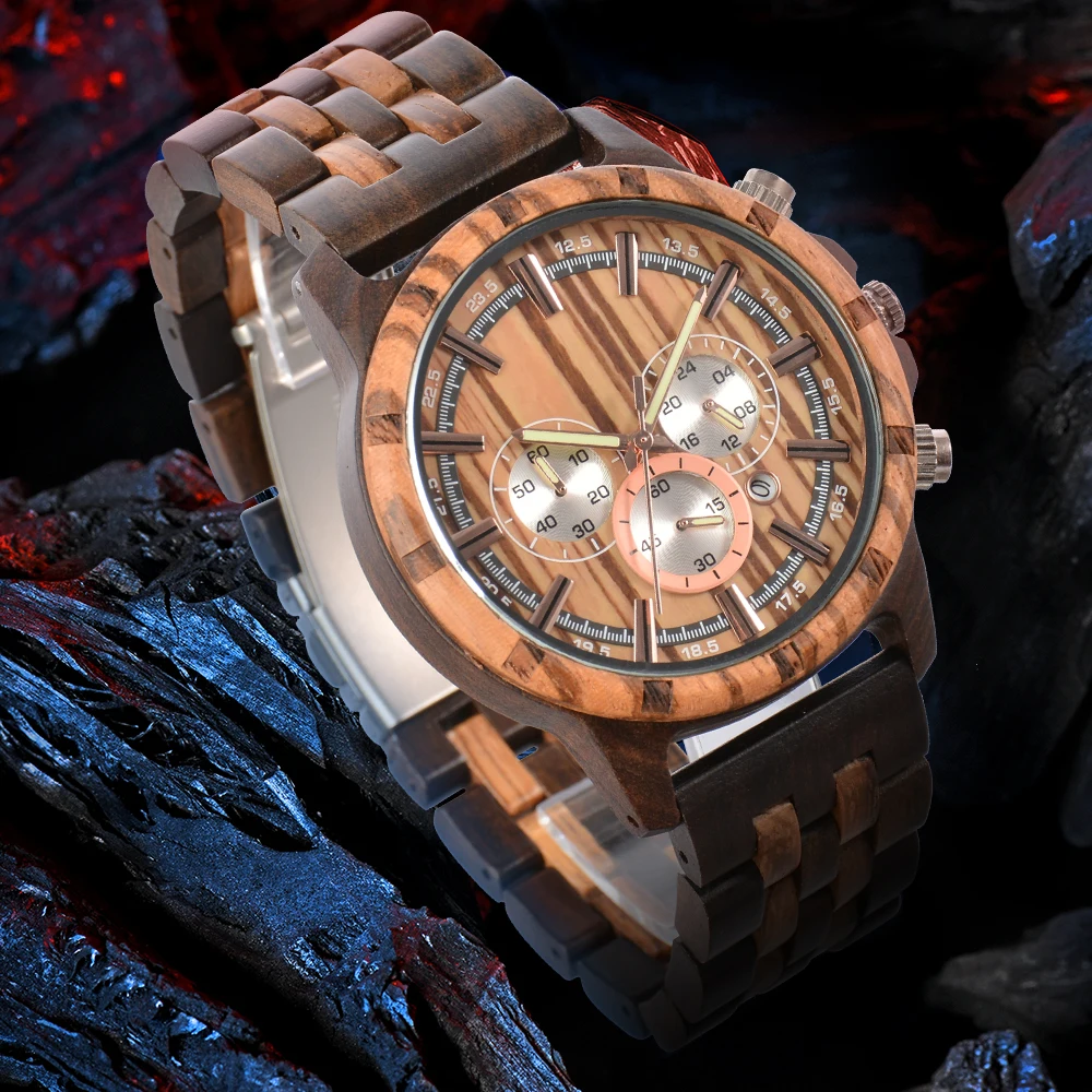 

Wood Wrist Watches for Men Clock Fashion Quartz Wristwatches Luxury Timepieces Wooden Hand Watch Man Gifts relogio masculino