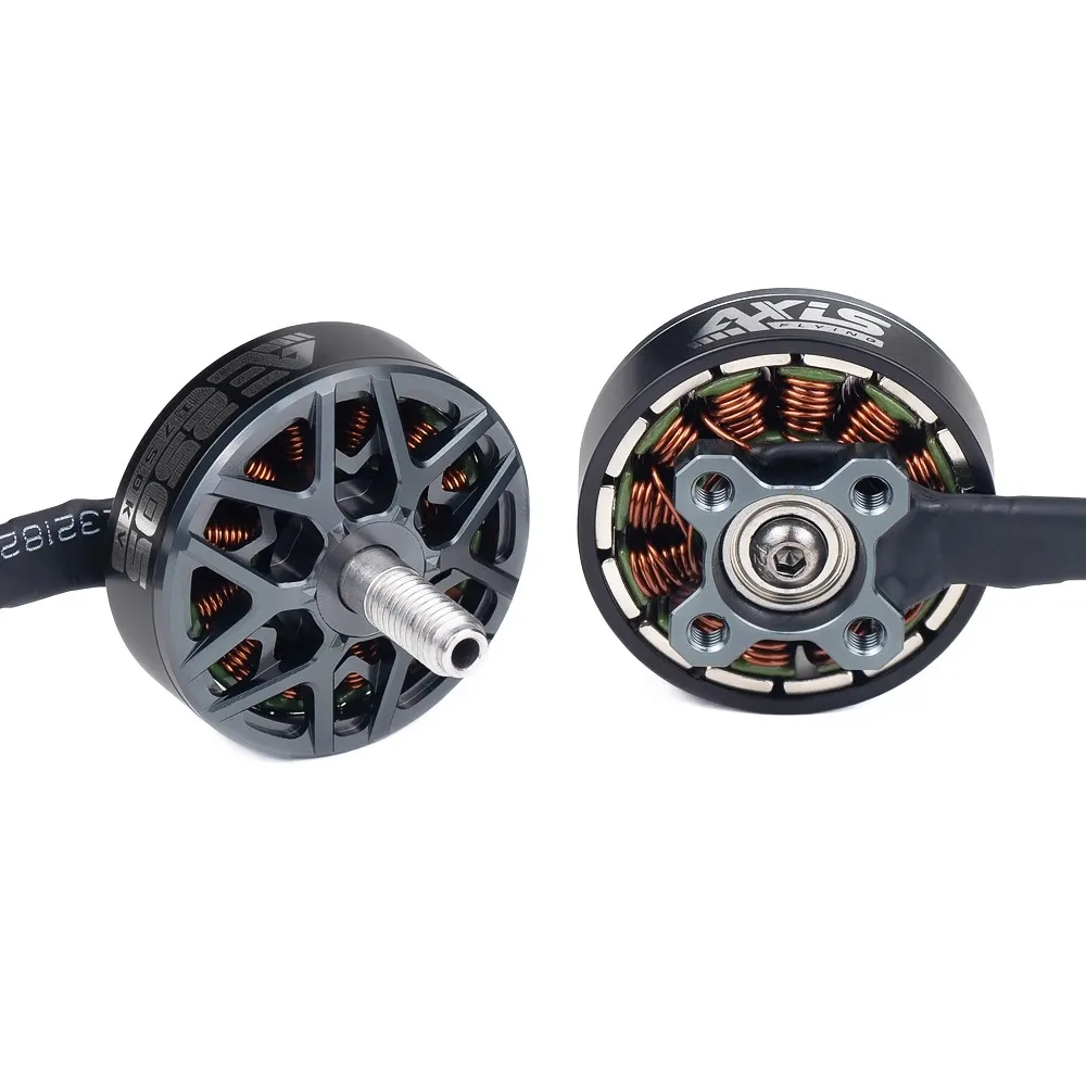 AxisFlying AE2505 1750KV/ 2050KV 6S محرك بدون فرشاة 5 مللي متر رمح متوافق مع 5-6 بوصة لأجزاء طائرة بدون طيار RC FPV حرة