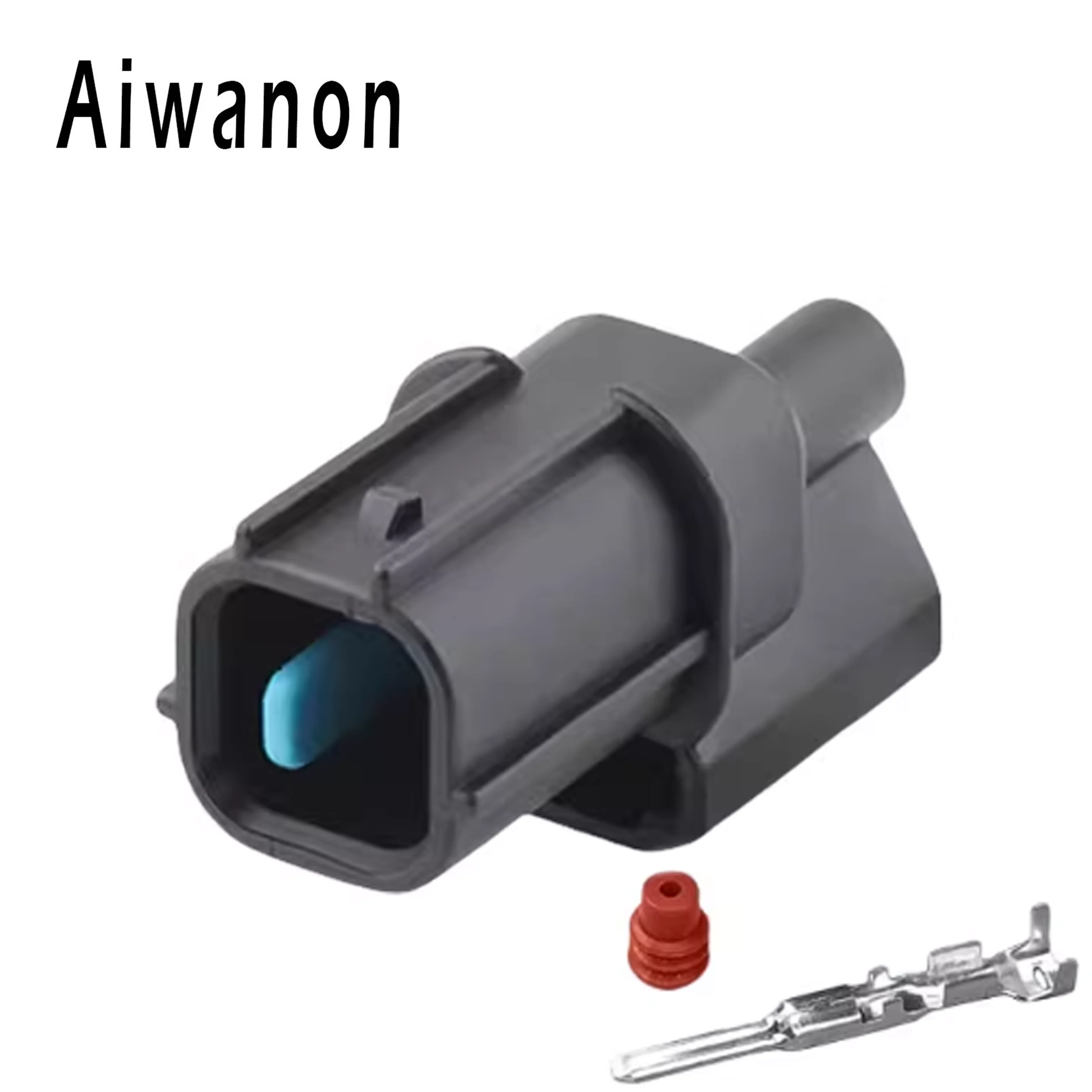 1 Set 1 Pin Auto Knock Horn Kabelbaum Weibliche Wasserdichte Elektrische Kabel Anschlüsse Stecker Für Honda Odyssey Civic 6189-0591