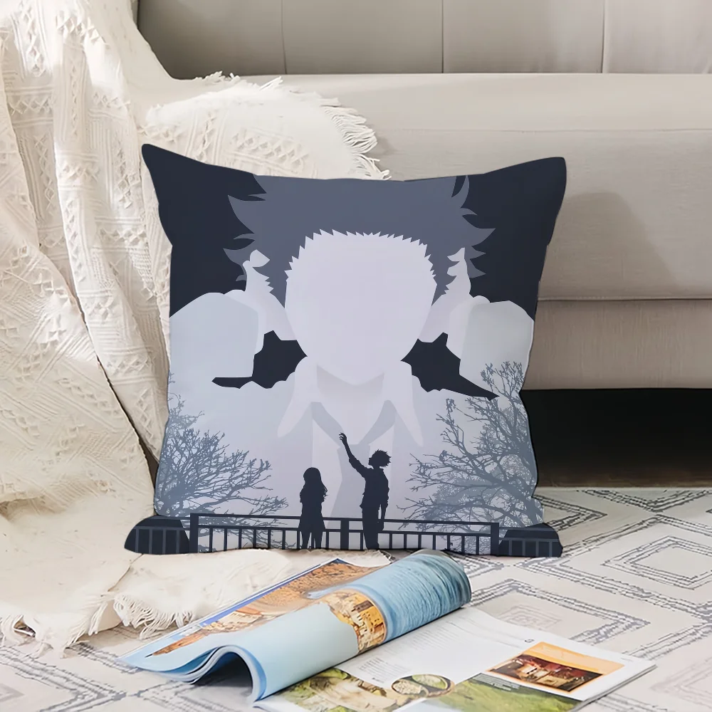 

ANIME A S-Silent V-Voice Pillow Case Office Cushions Suitable For Sofa Car Bedroom Decorative Cushion Cover