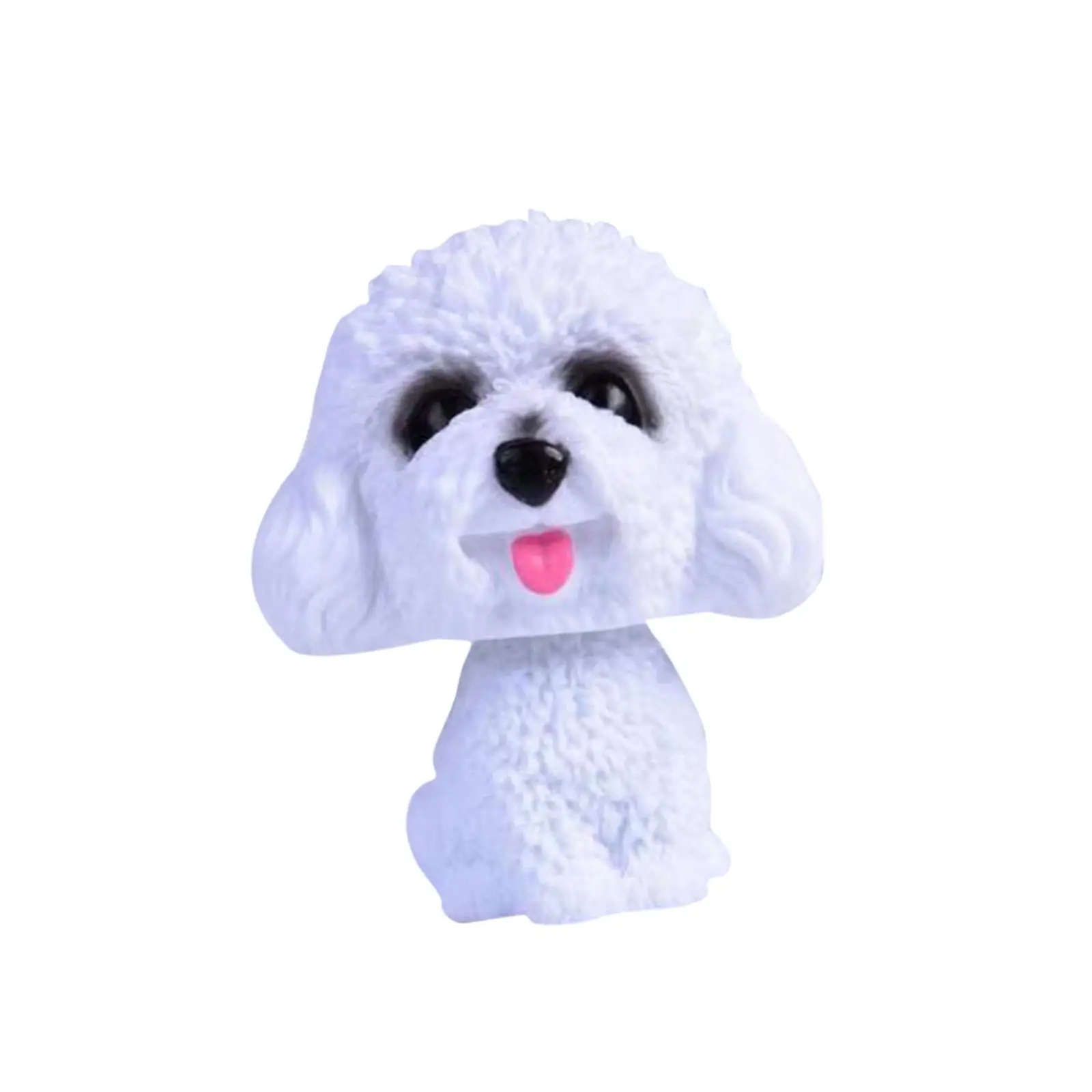 Bobble Head Dog Cute Resin for Car Vehicle Desktop Home Office Decor