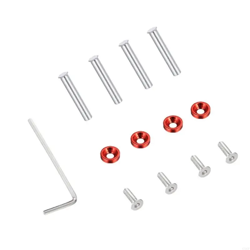 C90F 4PCS/세트 컴퓨터 케이스 팬 부품 데스크탑 컴퓨터 전원 공급 장치 팬 롱 스크류 라디에이터 팬 스크류 워터 냉각