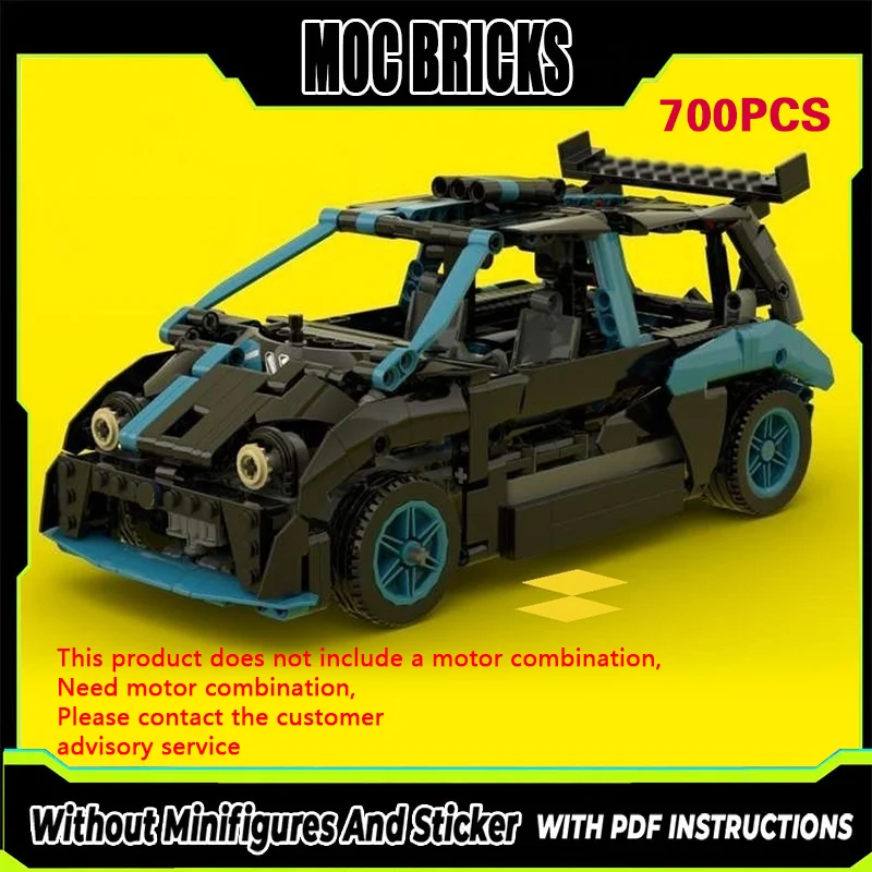 

Модель гоночного автомобиля Speed Racing Car MOC, конструктор из строительных блоков, маленький модульный автомобиль Twingo RS, технологичный подарок, набор для сборки, детские игрушки для праздников