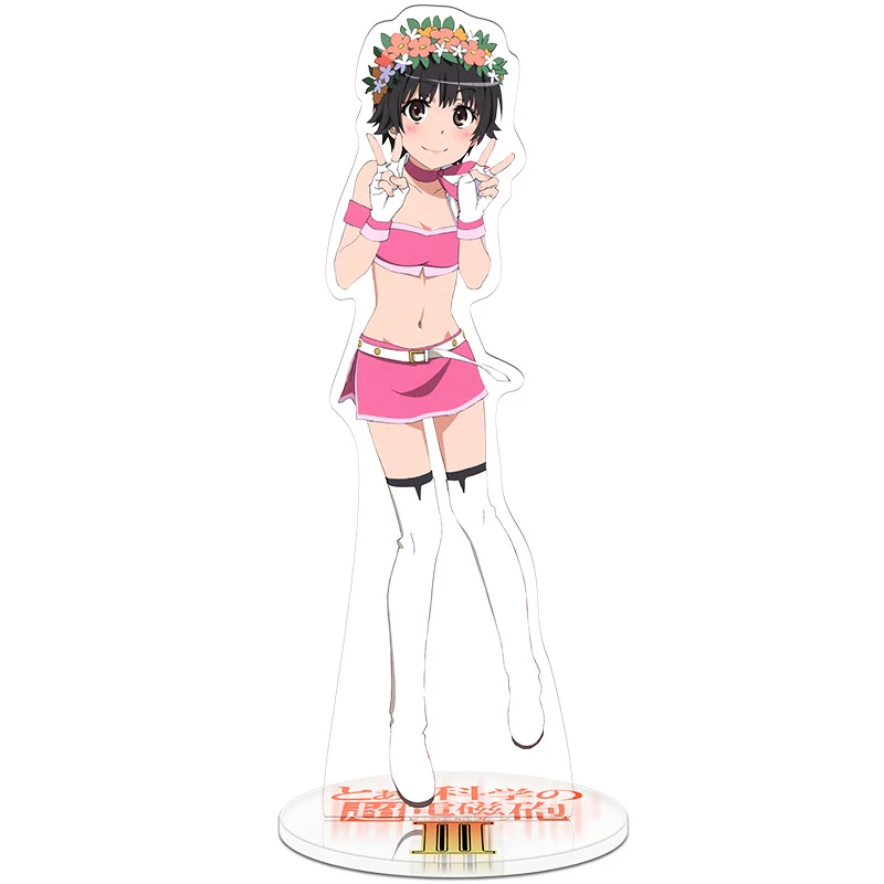 Japanese Anime A Certain Scientific Railgun Acrylic Stand Character Standing Sign Desktop Decor Cosplay Models Statue Fans Gift