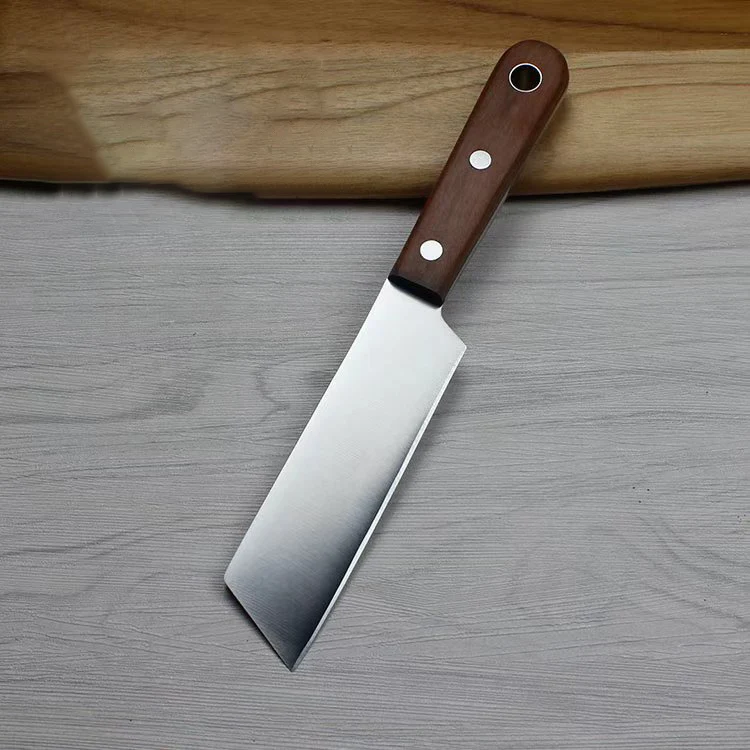 

5-дюймовый универсальный нож 5Cr15CoMoV, лезвие из нержавеющей стали, деревянная ручка, нож для нарезки мачете, измельчитель, кухонный нож, нож дуриан