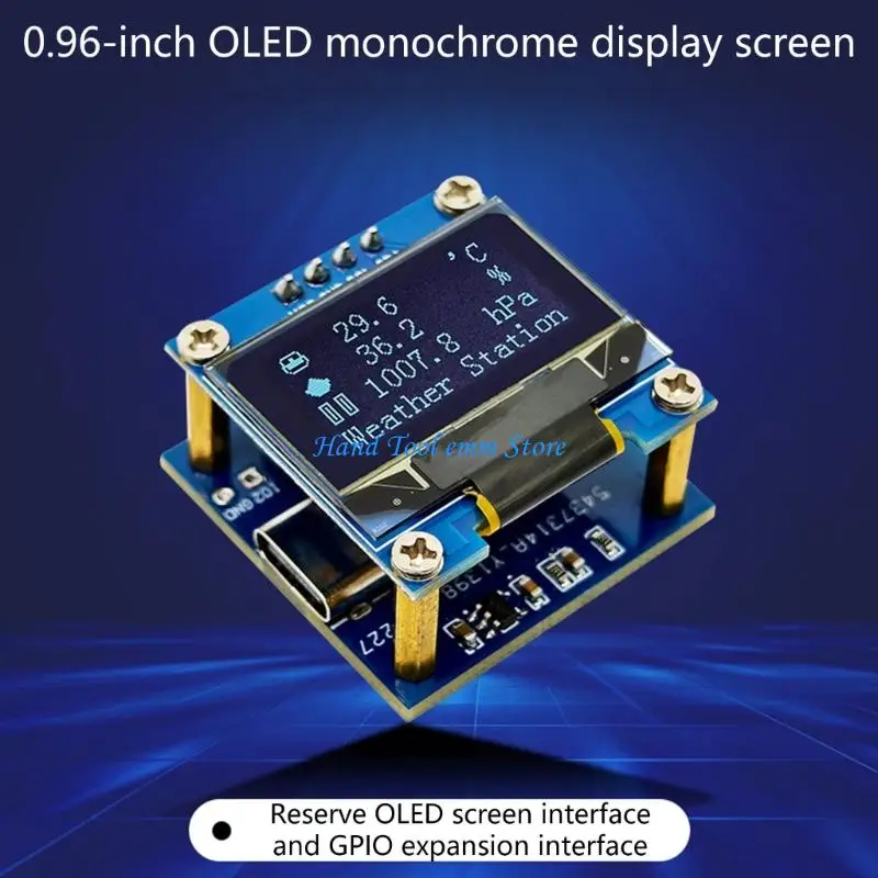 H37F USB 5V Display Board with BME280 0.96inch Screen for Environment Project Use