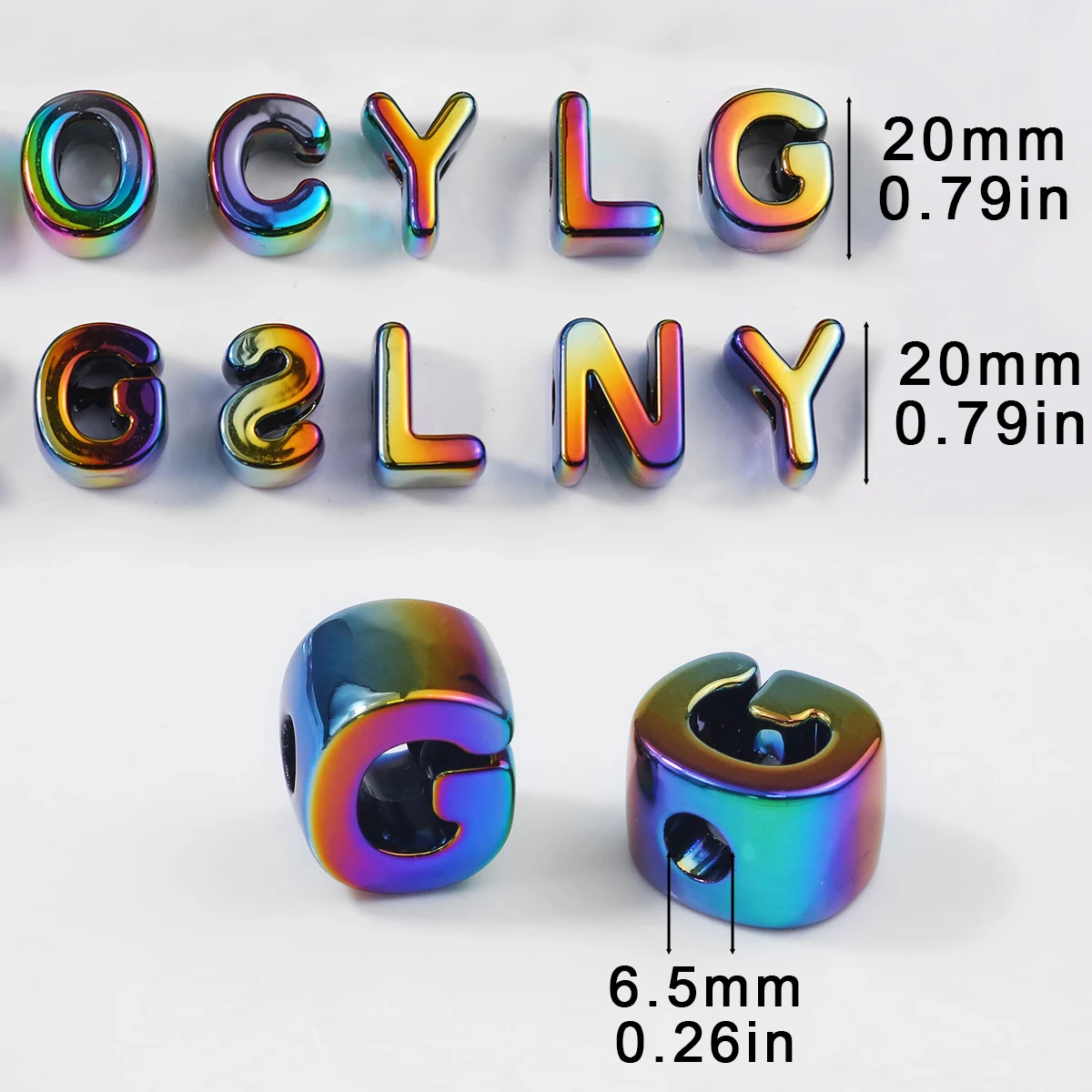 Willekeurige Kleurrijke 5/10/15 Stuks 26 Letters Acryl Spacer Losse Kralen Voor Sieraden Maken Armbanden Telefoon ketting DIY Accessoires