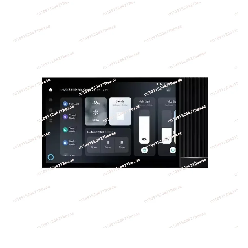 Suitable for  2Relays Built-in IR remote control  smart central control panel 8inch Scene mode Touch screen