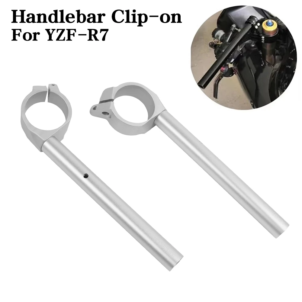 

Для Yamaha YZFR7 YZF-R7 YZF R7 2022-2024 2023 49 мм мотоциклетная вилка, зажим для руля, зажимы для руля, ручки