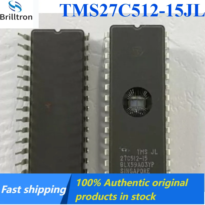 1-5PCS TMS27C512-15JL 27C512 Memory, Ceramic Mirror Finish, DIP28 Brand New Original in Stock , Fast Shipping.