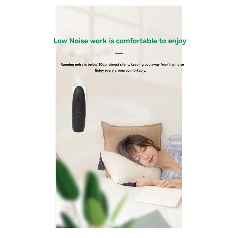 ABZA-Essential Oil Diffuser  Diffusion Technology Up To 100 M3 Essential Oil Aromatherapy Diffuser Bluetooth APP Control  US Plu