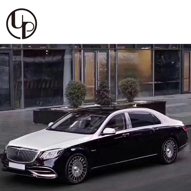

STLFNew High Quality ABS+PP S Class W222 S63 S65 Mbh Style Small Bodykit Bodyparts with Front Bumper Chrome Trims and Grille