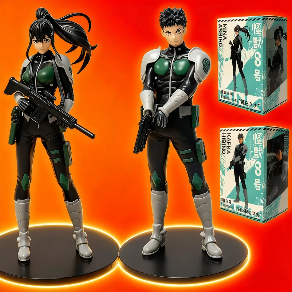 新作 ホット 8-19cm 怪獣 八号フィギュア 赤野 Kafka スタンド モンスター型態 No. 8個のアニメ装飾モデルオーナメント