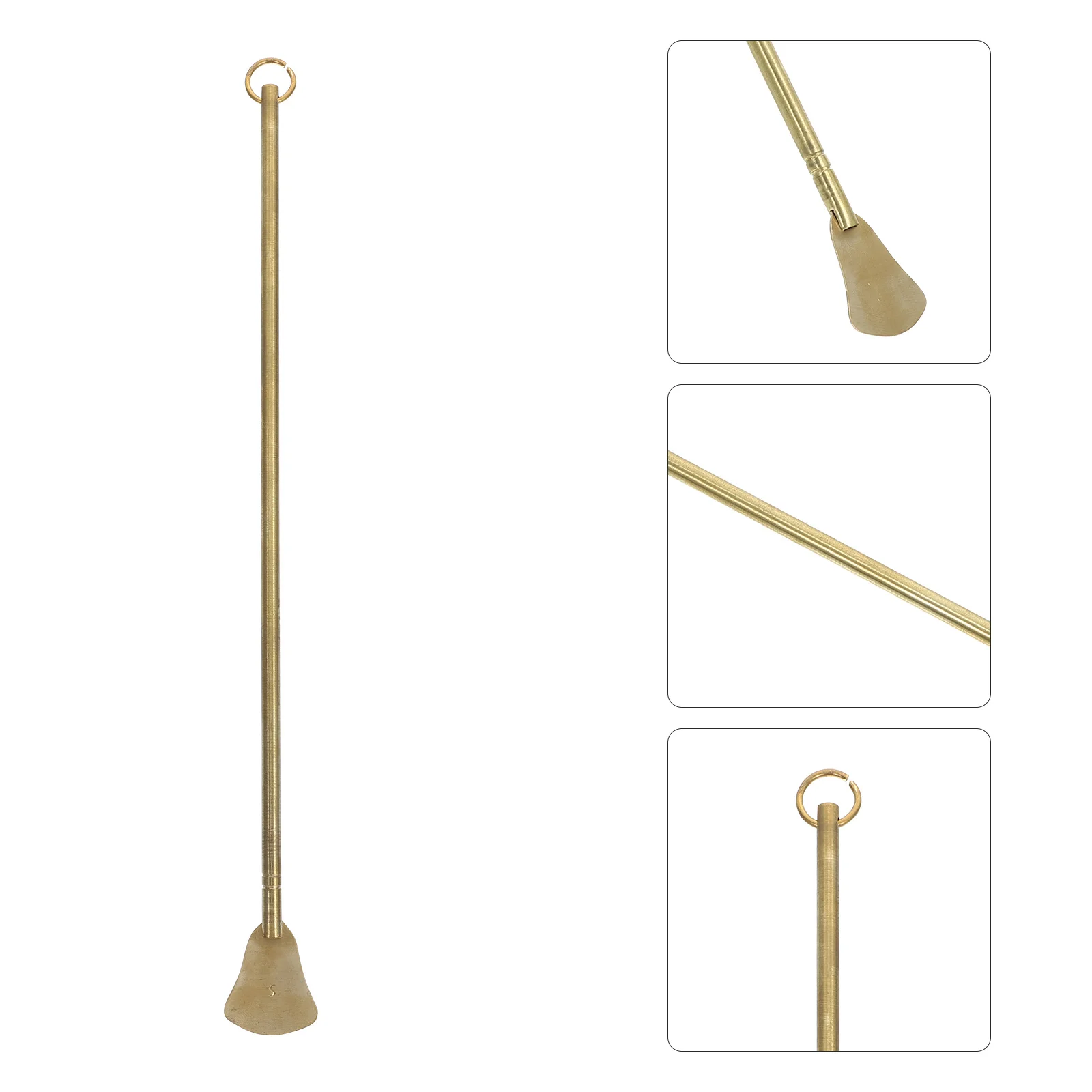 

Efficient Bird Poop Cleaning Tool Long Handle Brass Design for Thorough Cage Debris Removal Pet Habitat Maintenance Accessory