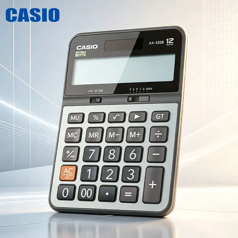 Casio AX-120B/DH-12/GX-120B Financial Accounting, Bookkeeping, Using Commercial Office Computers, with High-End Quality.