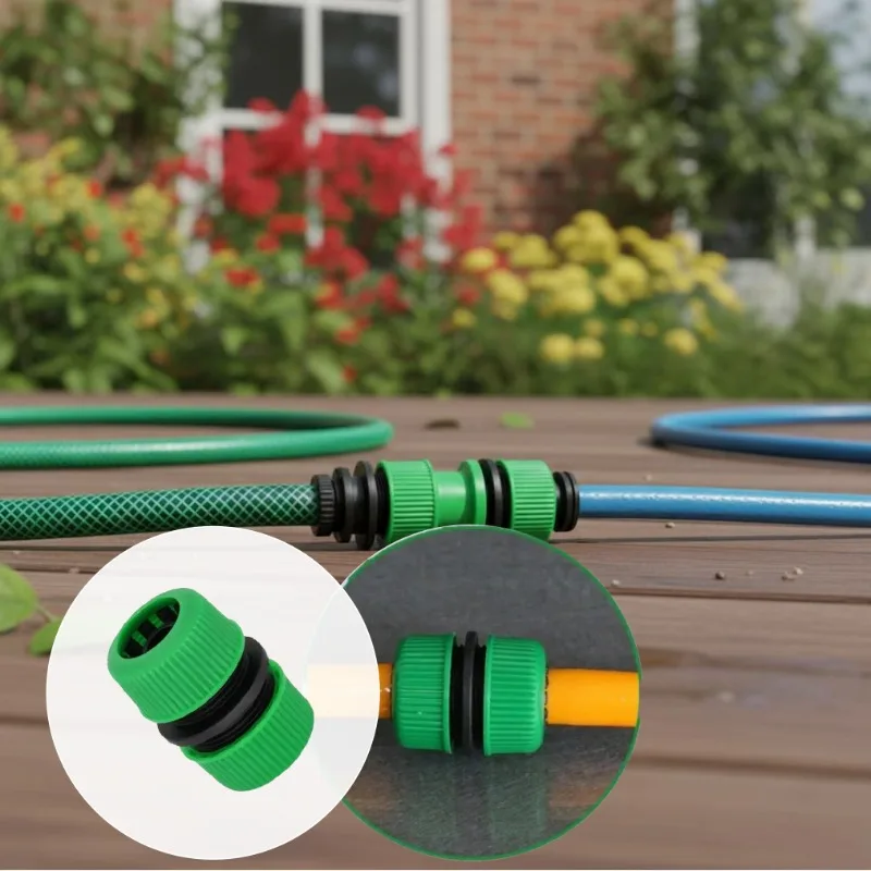 

5 шт. быстросъемных соединителей для садового шланга, ремонтные соединители, аксессуары для ирригации, удлинитель для водопроводных труб, 1/2 дюйма