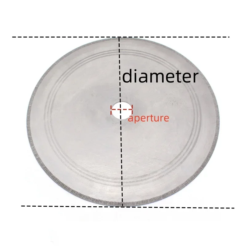 Diamond Cutting Disc 150-500 Circular Saw Blade Straight Tooth Cutting Wheels for Agate Glass Gems Stone Polishing Tools 1pcs