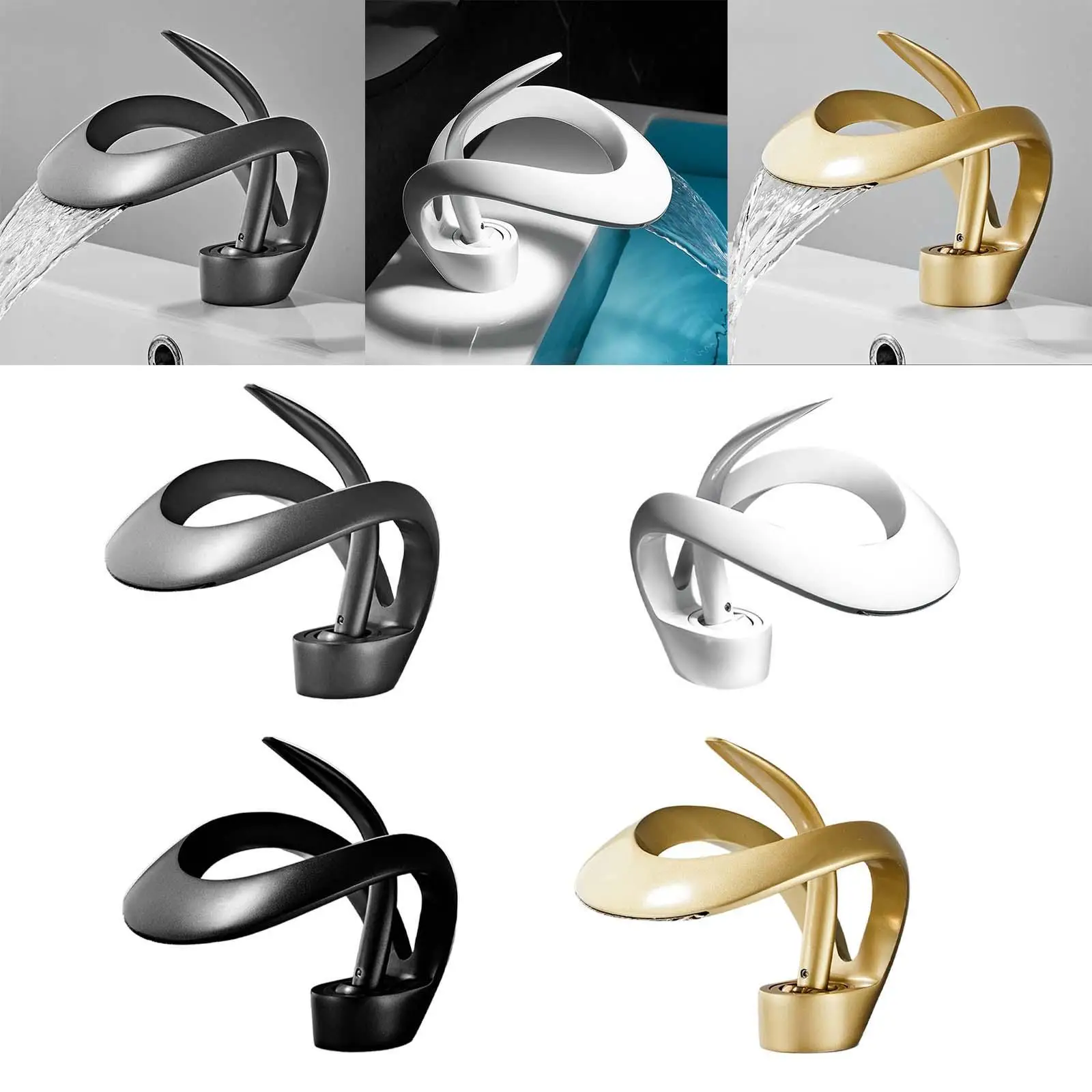 

Смеситель для раковины в ванной комнате, компактный смеситель для раковины с одной ручкой для туалетного столика, прачечной, отеля, ванной комнаты, бассейна