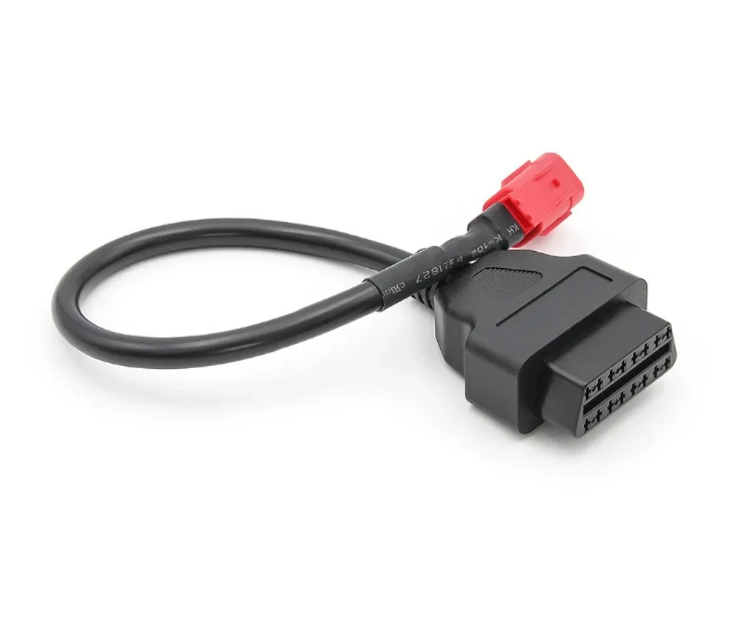 OBD2 16pin To 6 Pin for Honda 6pin Motorcycle Fault Detection Scanner Transfer Connector 6P Cable for Honda Country IV Motorbike