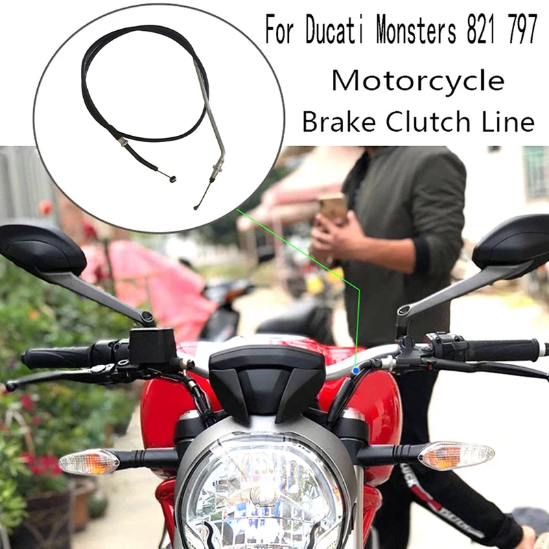 Motorcycle Clutch Control Cable Brake Clutch Line For Ducati Monsters 821 797 Motorcycle Accessories