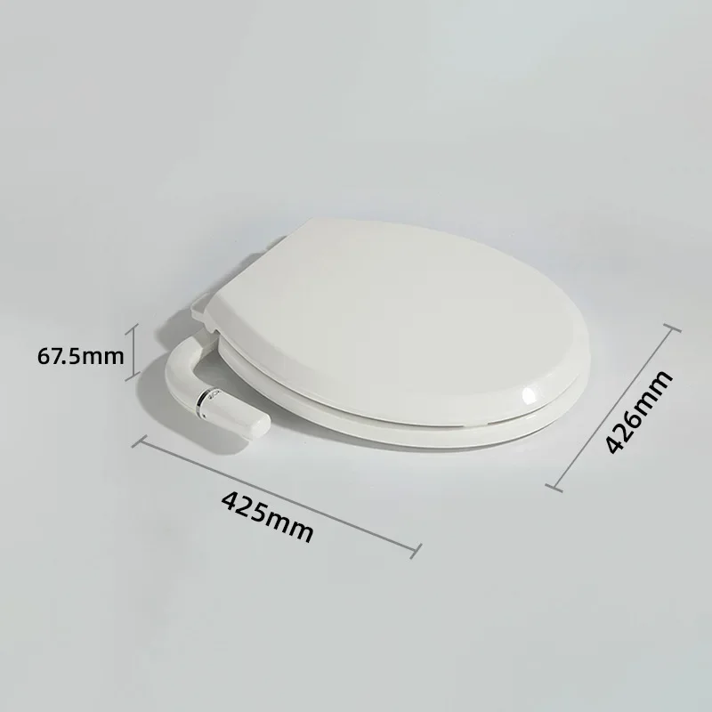 No need for electric O-shaped toilet cover, thickened hip wash, single cold silent slowly lowering cover