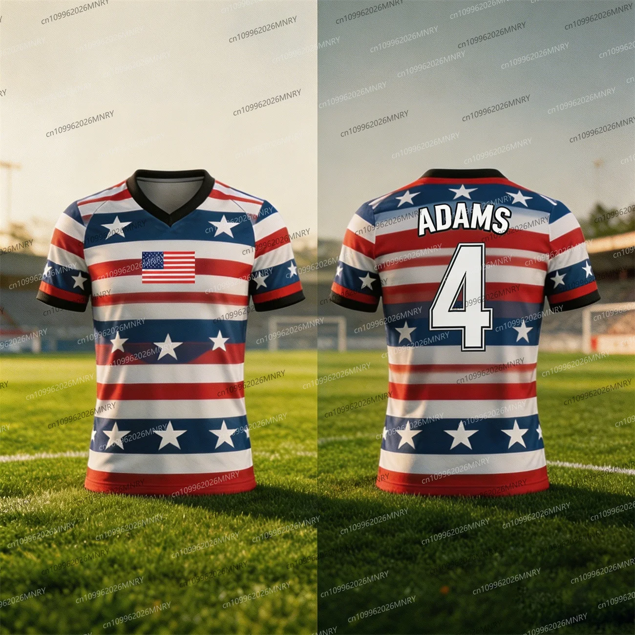 25/26 United States Jersey top Summer Men Jersey Sports Training Uniforms Jersey Breathable Quick Drying Fan Jersey Women Jersey