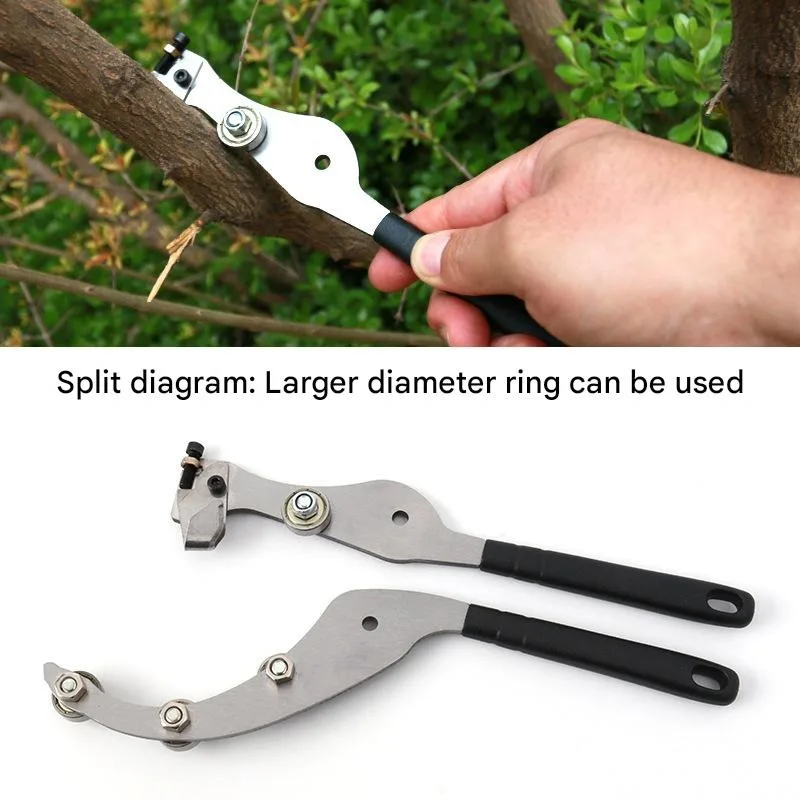 Fruit Tree Peeling Ring Strippers Pliers Hand Grafting Tool Tree Pruning Shears for Bonsai Ergonomic Handle High Efficiency Ring