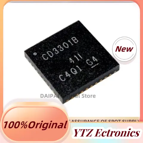 (10Pcs-20Pcs/Lot) 100% New original CD3301BRHHR CD3301BRHH CD3301B CD3301 QFN-36 Chipset