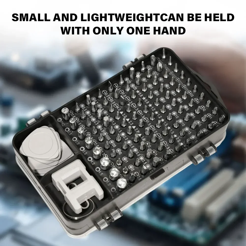115 in 1 Magnetic Precision Screwdriver Set Complete Repair Hand Tool Kit for Computer Laptop Phone Electronic Devices