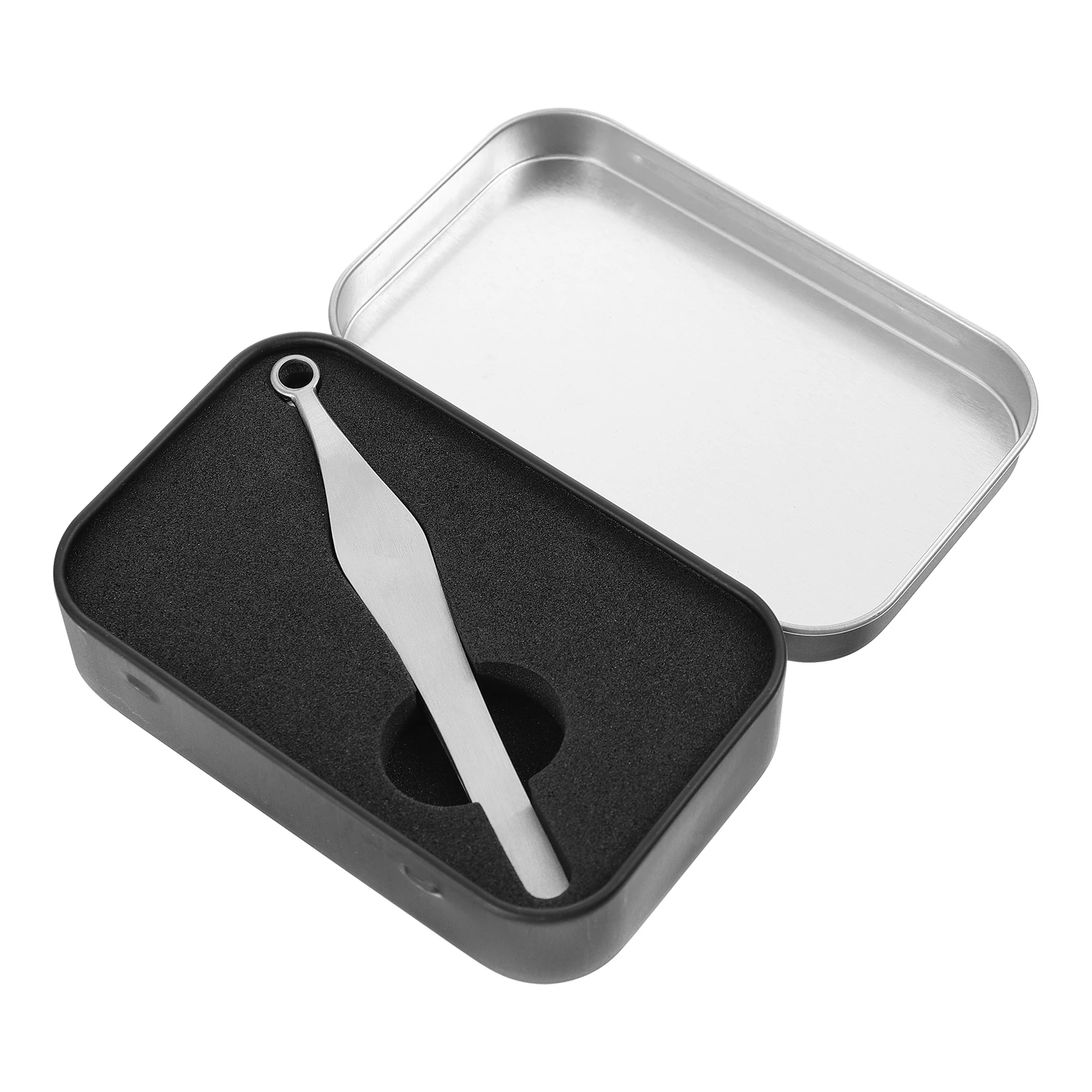 ماكينة تشذيب شعر الأنف من الفولاذ المقاوم للصدأ برأس مستدير ومقبض مريح ومزيل مشبك شعر الأنف أداة تشذيب للمنزل الاحترافي #2